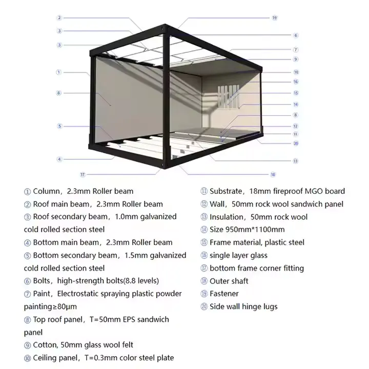Z Type Folding Container House Z Type Folding Container House